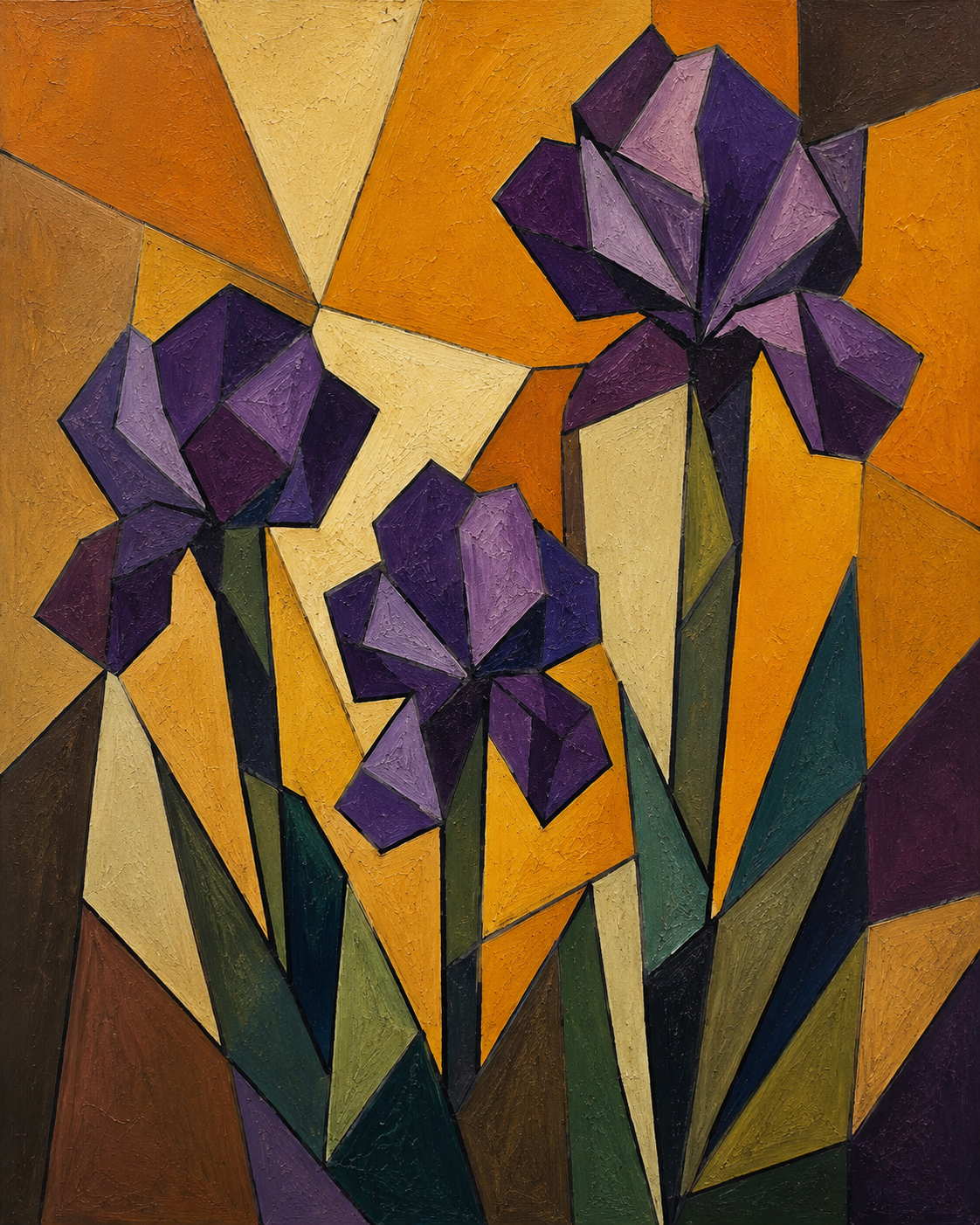 Geometric Irises