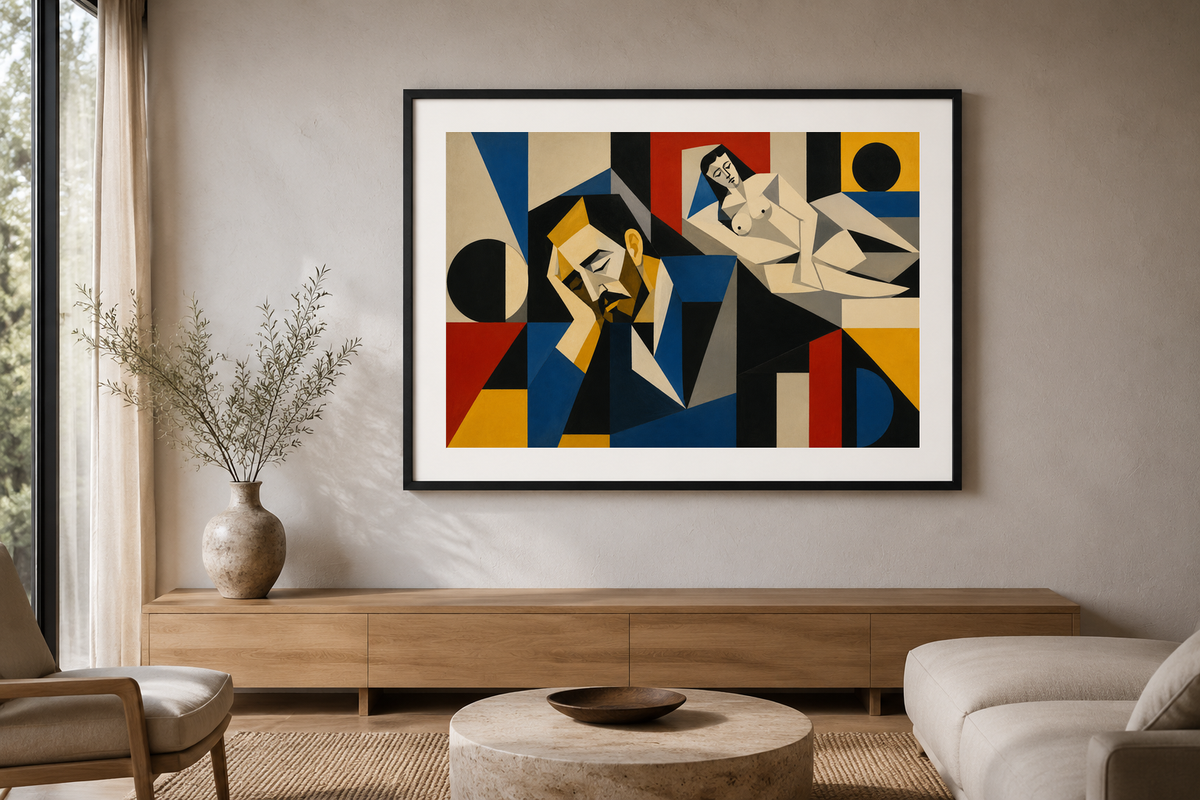 Geometric Melancholy - Modern Geometric Art Print