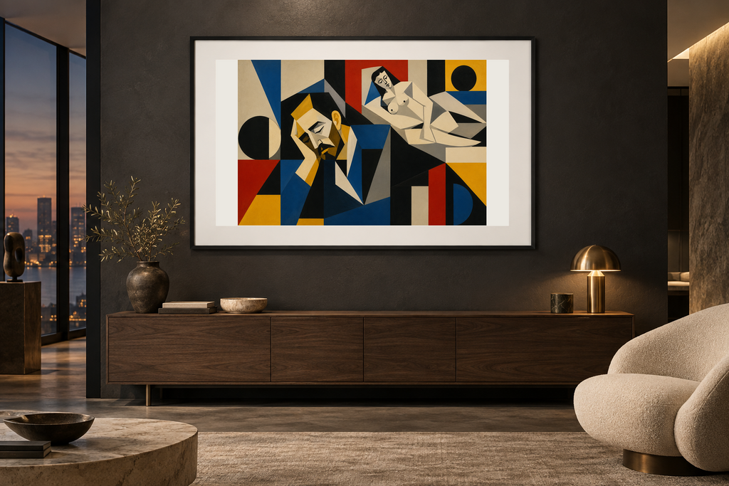 Geometric Melancholy - Modern Geometric Art Print