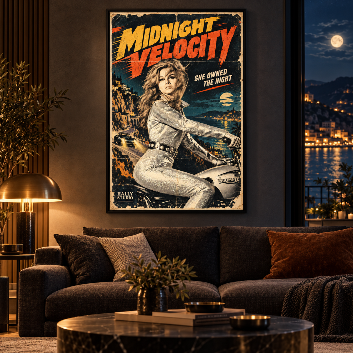 VELOCITY — Vintage Movie Poster Art Print