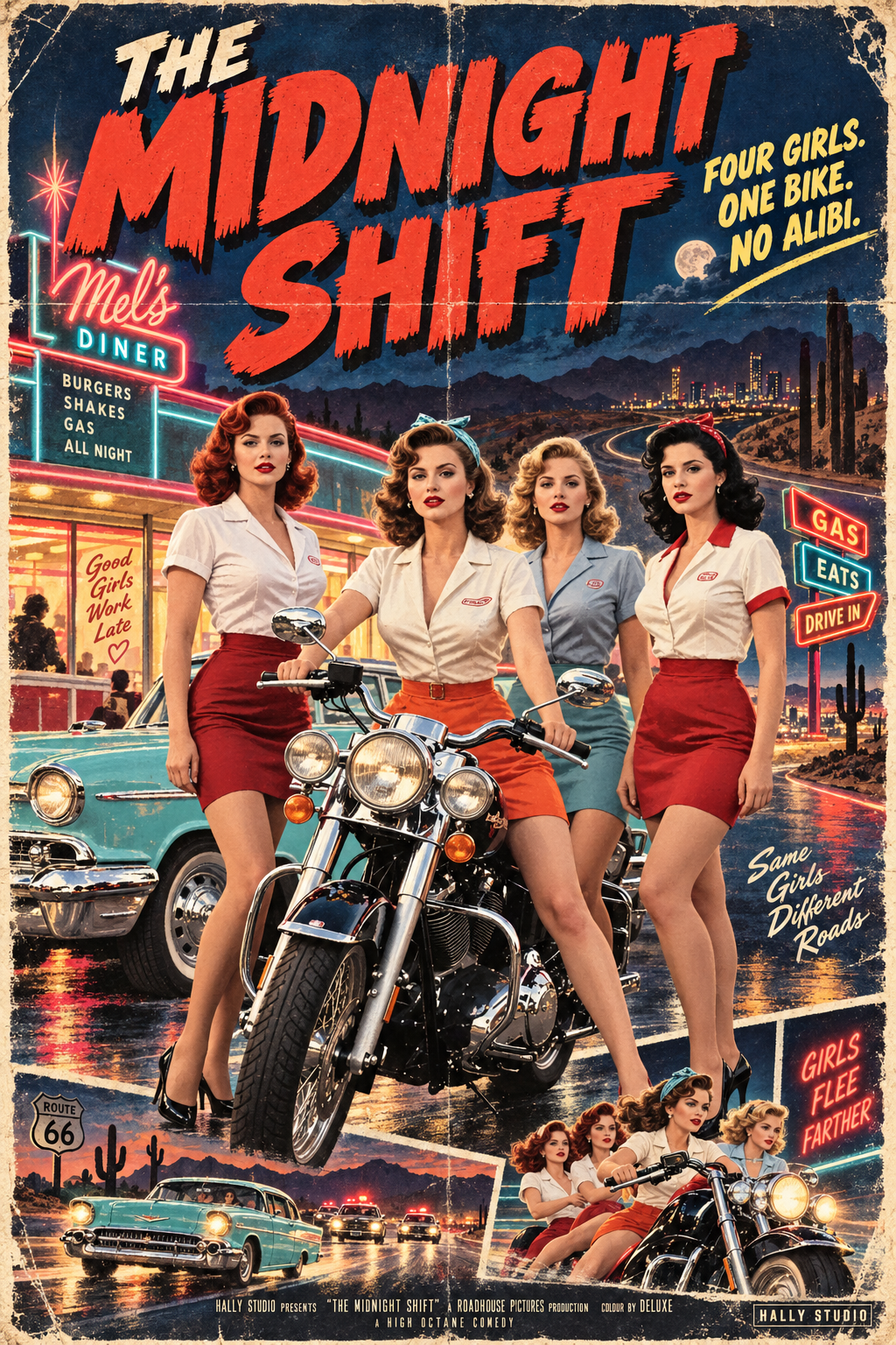 THE MIDNIGHT SHIFT — Vintage Movie Poster