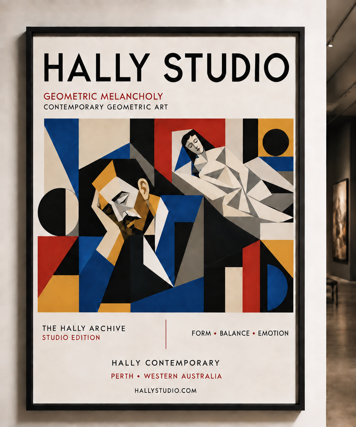 Geometric Melancholy — Modern Art Print