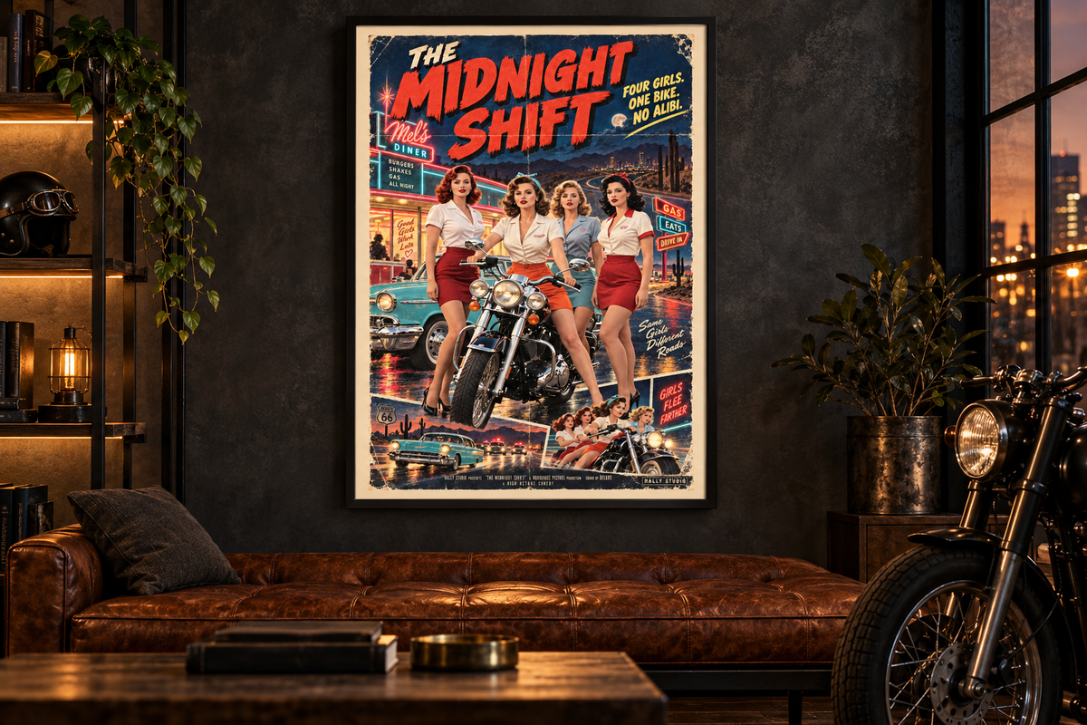 THE MIDNIGHT SHIFT — Vintage Movie Poster